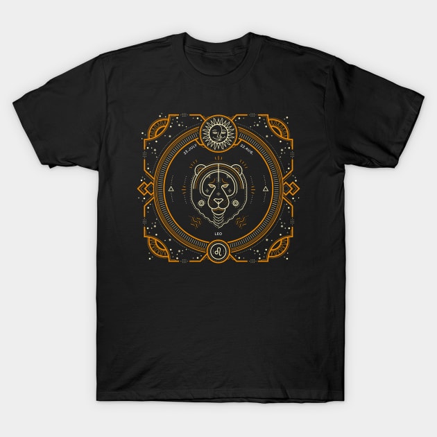 Leo Sacred Symbol T-Shirt by DISOBEY